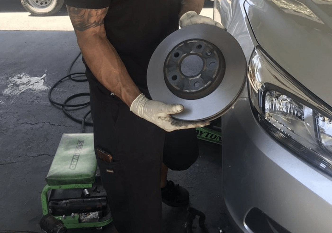 this image shows brake repair in Richmond, VA